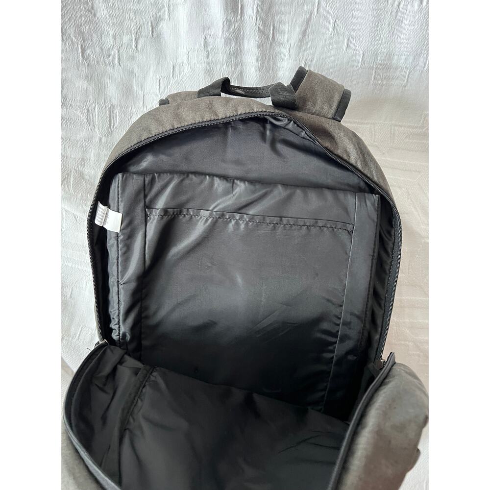 Case Logic Gray Padded Computer Backpack - Picture 3 of 5